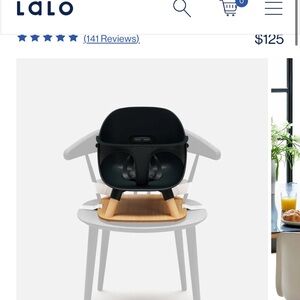 Like new lalo baby booster seat